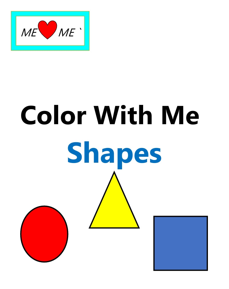 Color With Me Shapes Craft book
