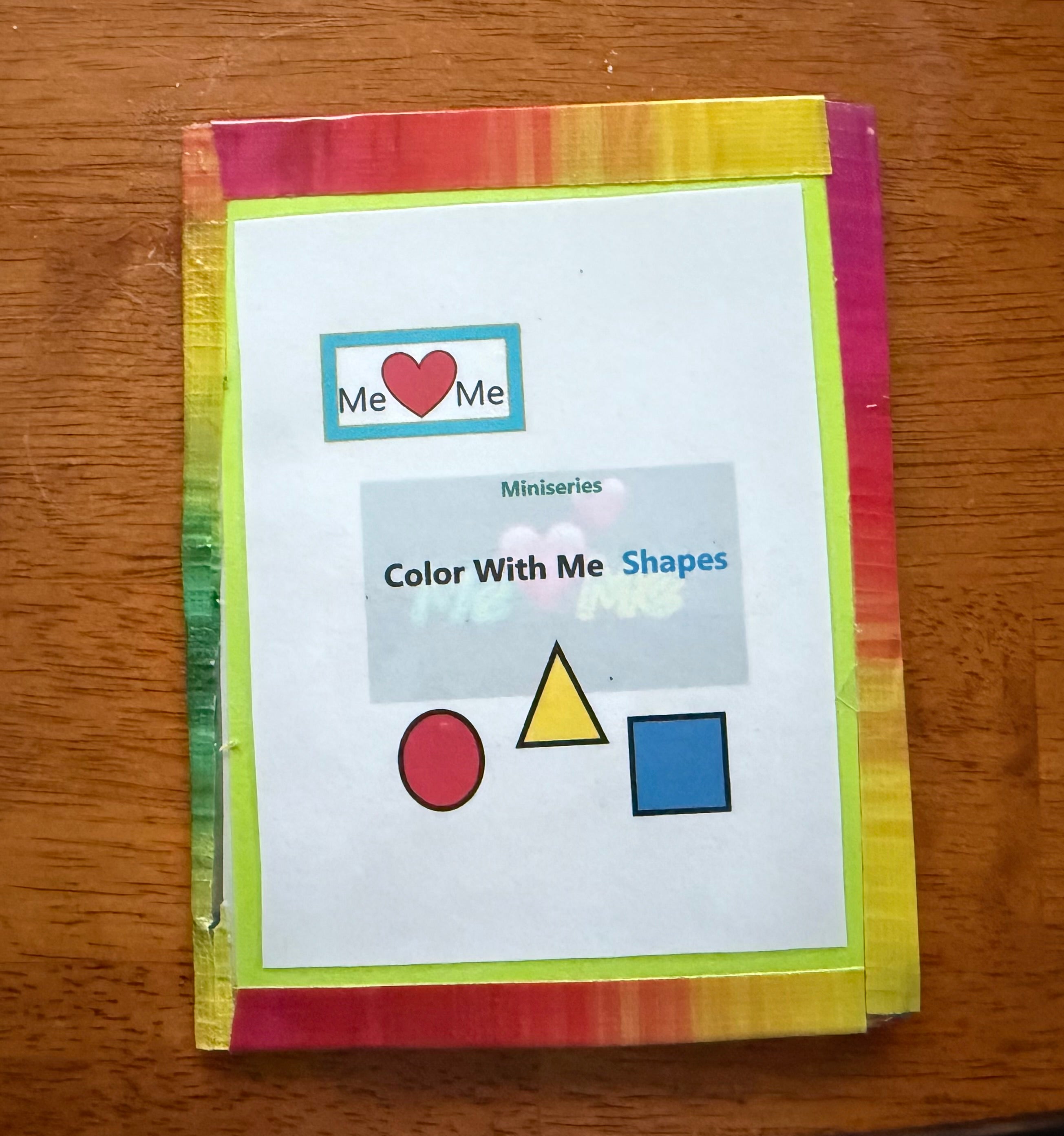 Color With Me Shapes Miniseries Craft Book
