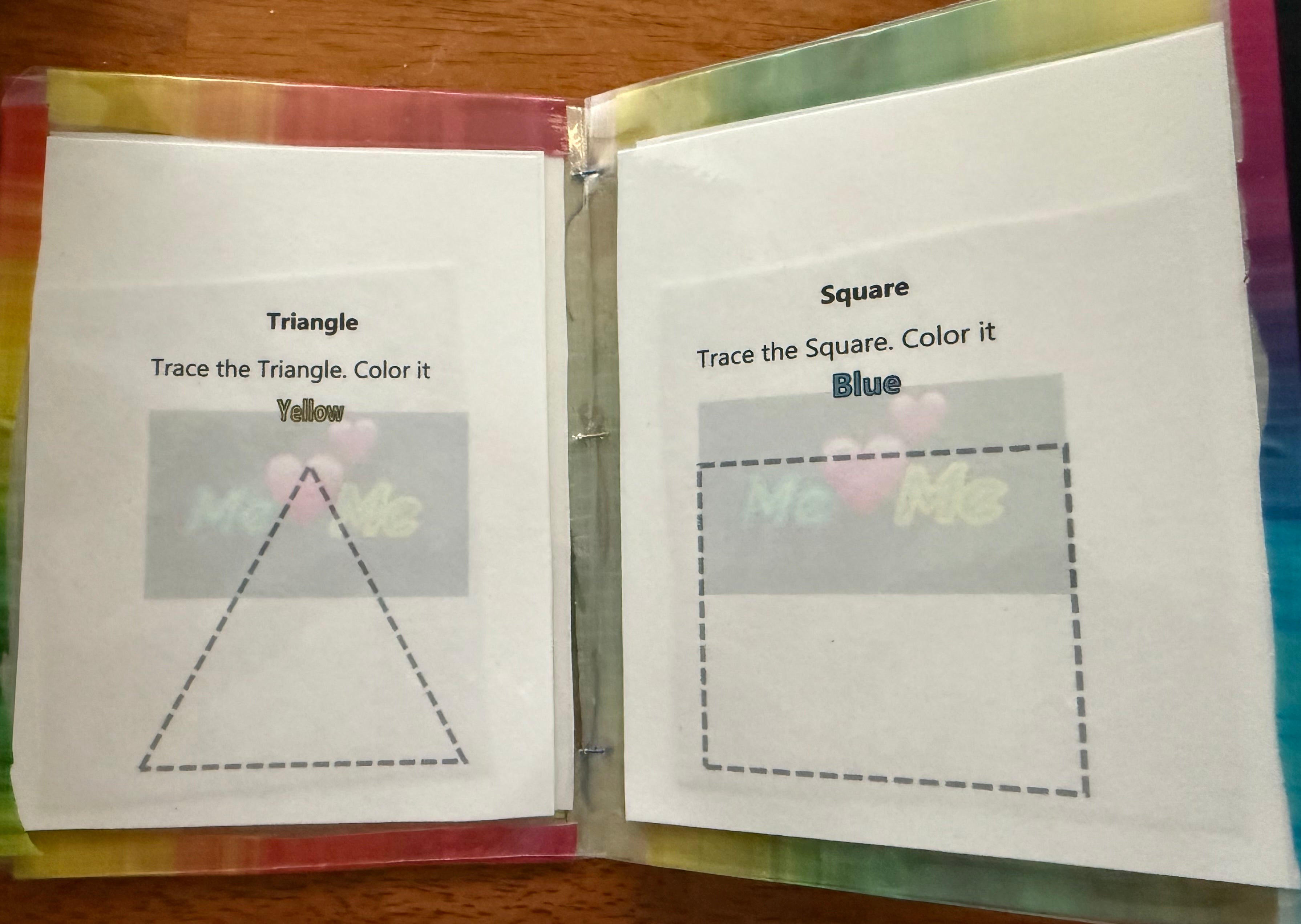 Color With Me Shapes Miniseries Craft Book