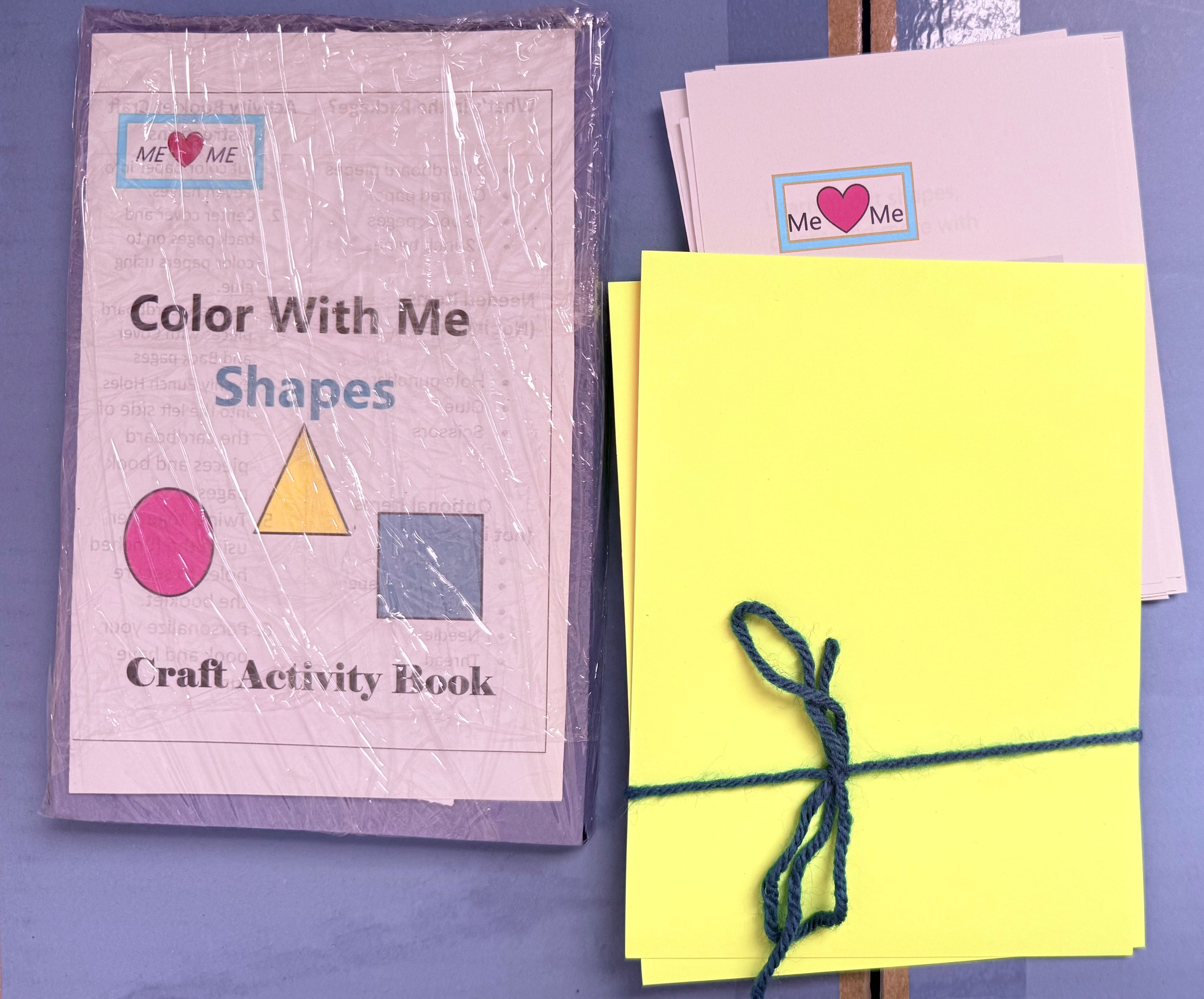 Color With Me Shapes Miniseries Craft Activity Book
