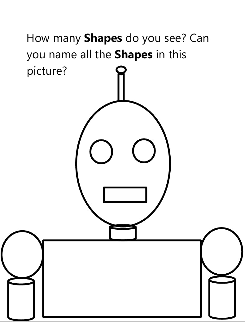 Color With Me Shapes Craft book