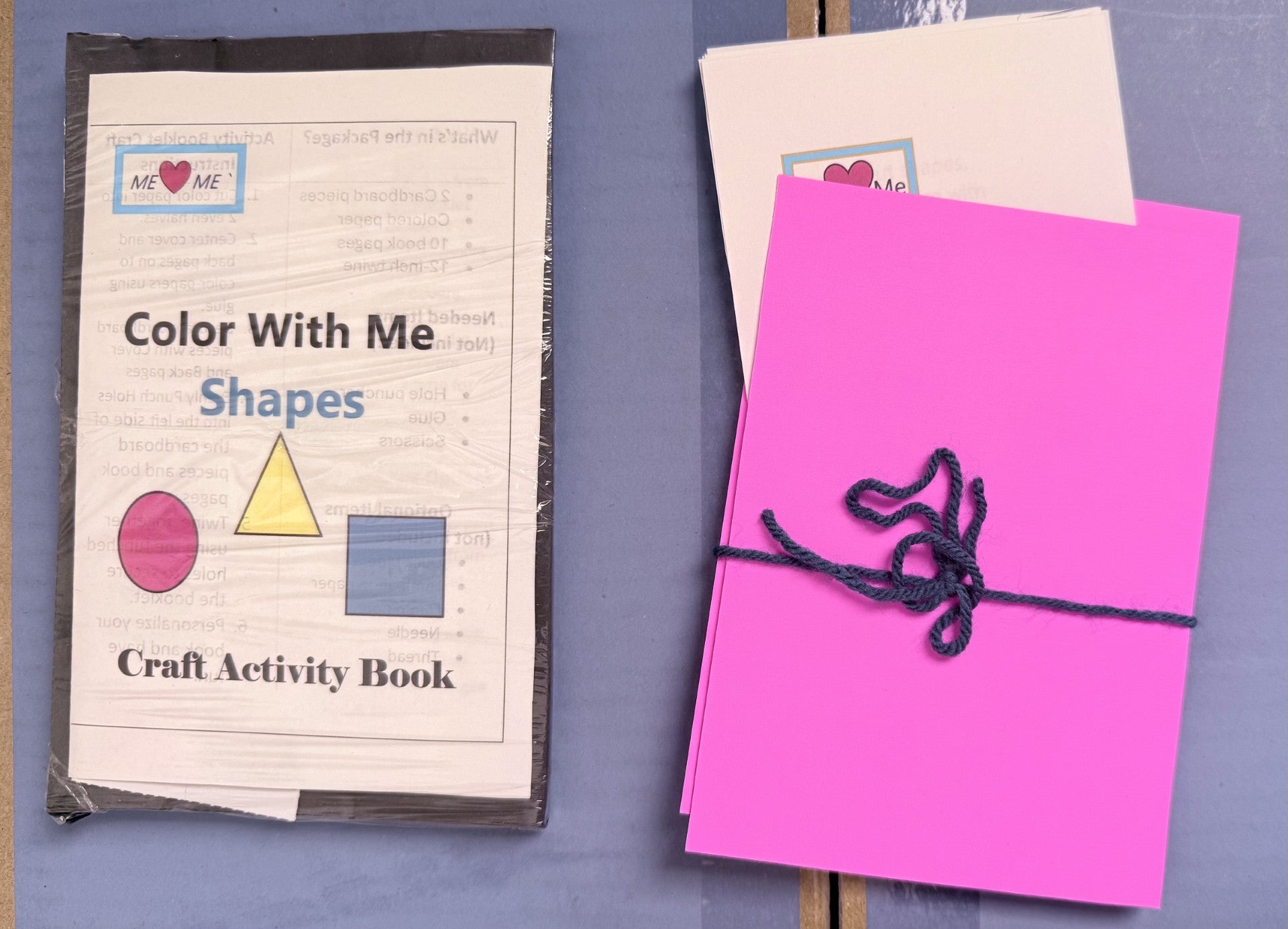 Color With Me Shapes Miniseries Craft Activity Book