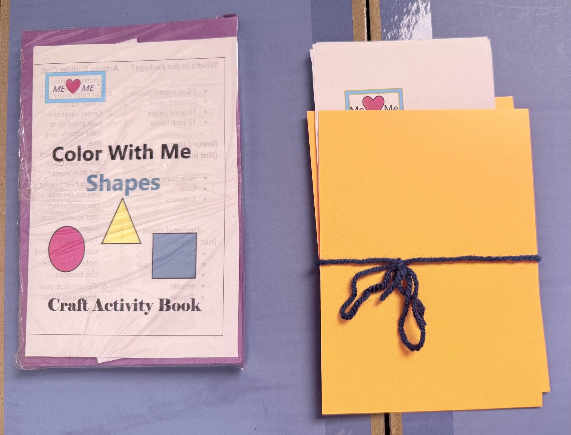 Color With Me Shapes Miniseries Craft Activity Book